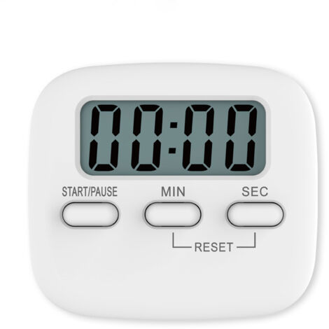 Timer da studio in plastica leggera, timer da cucina unico, comoda riduzione del rumore