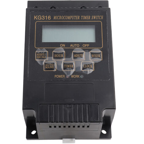 Timer digitale LCD per microcomputer, relè temporizzato (AC110V)