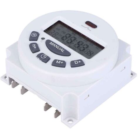 Timer digitale miniaturizzato ad alta precisione L701 con display LCD e interruttore temporizzato (220V)