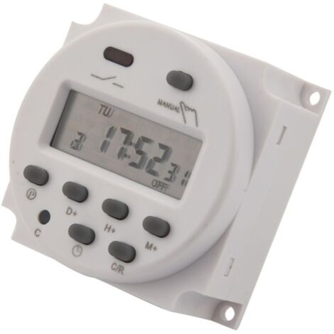 Timer digitale programmabile 12V DC 16A Display LCD