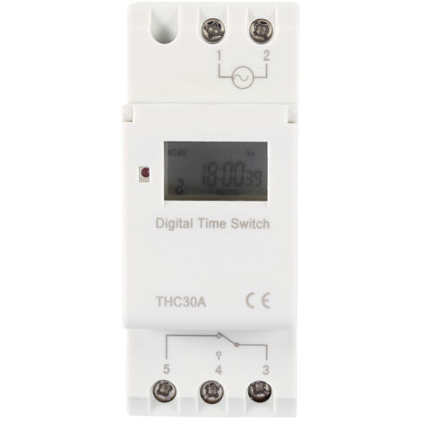 Timer digitale THC 30A, interruttore di controllo elettronico programmabile (110V)
