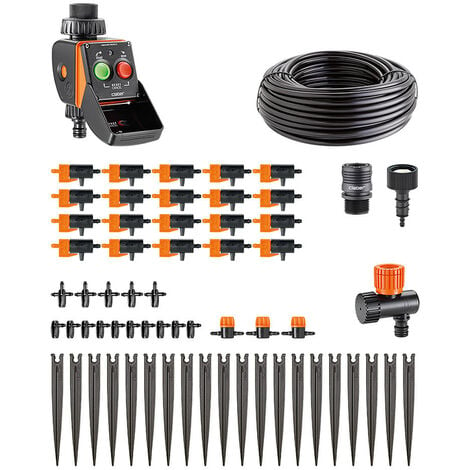 Timer Kit 20 Pratico Claber, impianto di irrigazione automatico a goccia