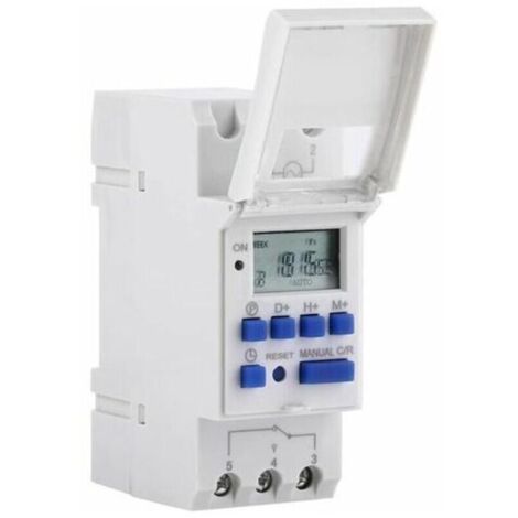 Timer LCD settimanale, interruttore digitale elettrico 15A (220V),