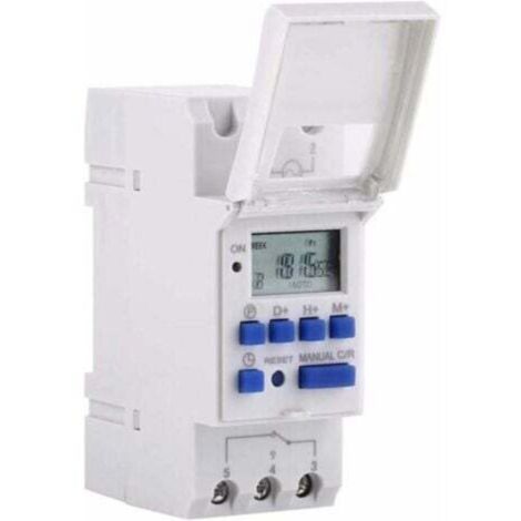 Timer LCD, timer elettronico digitale settimanale, 15 A (220 V), FDC, TRIMEC