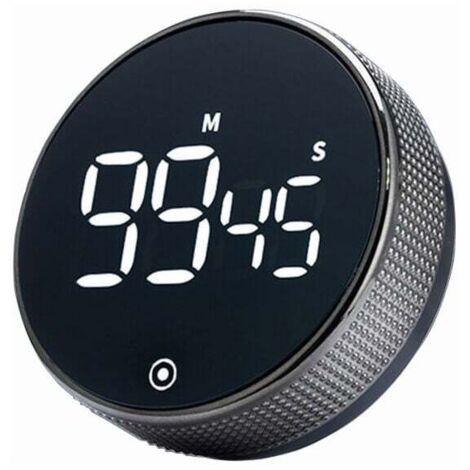 Timer, magnetischer digitaler Küchentimer mit großem LED-Display, Lautstärke einstellbarer Countdown/Uhr für Kinder, Kochen, Unterrichten, Lernen im Klassenzimmer, Fitness und