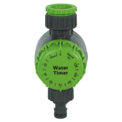 TIMER MANUALE PROGRAMMATORE IRRIGAZIONE GIARDINO GIARDINAGGIO CON RACCORDO rib