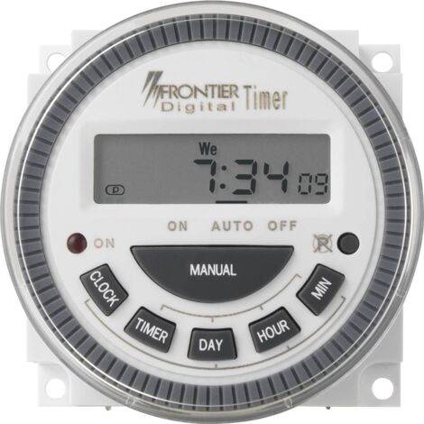 Timer digitale settimanale programmabile 12V 16A manuale ITALIANO relè  interruttore orologio : : Fai da te