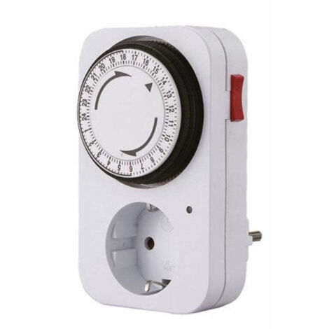 Timer of 24 h - socket of side-earth
