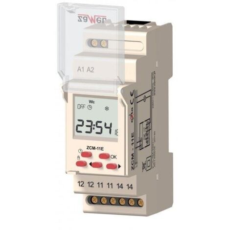 Timer settimanale a 1 canale ECONO 230V AC ZCM-11E