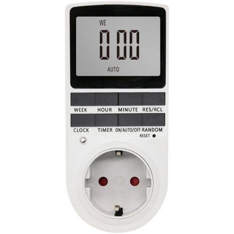 Timer Switch TM02 Large Screen Timer Socket Kitchen Timer Electronic Timer White Light Timer European Standard Model 630BQHGZSIY