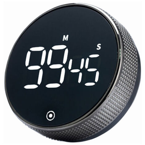 Timer, timer da cucina digitale magnetico con ampio display LED, conto alla rovescia/orologio con volume regolabile per bambini, cucina, insegnamento, studio in classe, fitness e