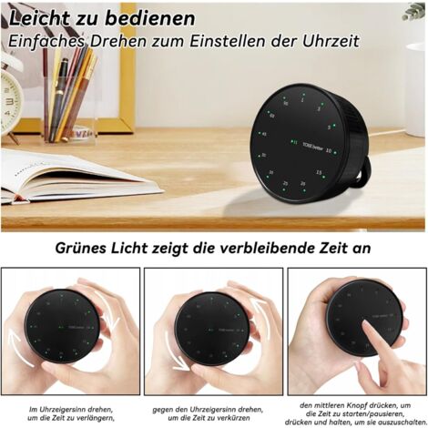 Timer, timer visivo, timer con conto alla rovescia di 90 minuti, timer da cucina con magnete/supporto, timer multifunzione, timer con conto alla rovescia, strumenti di gestione del tempo per aula e uf