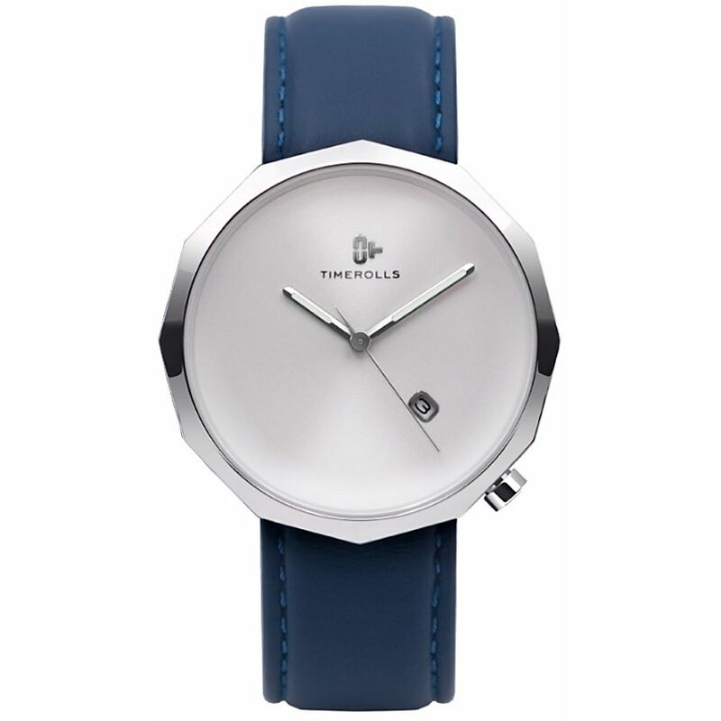 

reloj de cuarzo con puntero luminoso, reloj de pulsera nocturno, carcasa de acero inoxidable, correa de cuero resistente al agua para hombres y