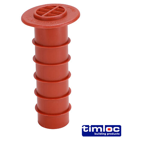 Timloc Cavity Wall Drill Vent Terracotta - 80 (drill hole 25mm)