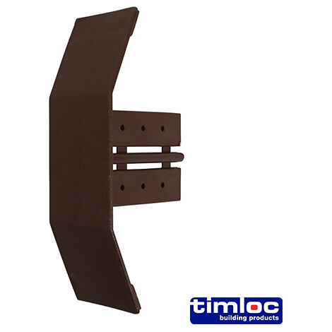 Timloc Dry Verge Eaves Starter Brown - 155 x 105mm