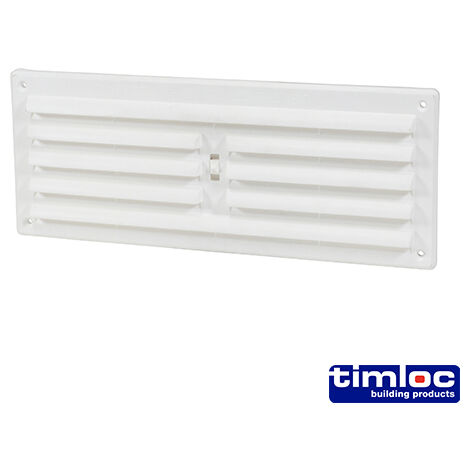 Timloc Hit and Miss Grille Vent White - 242 x 89mm