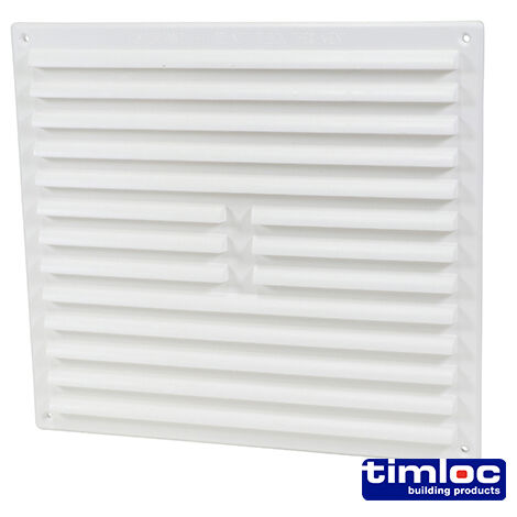 Timloc Hit and Miss Louvre Mini Vent White - 165 x 89mm
