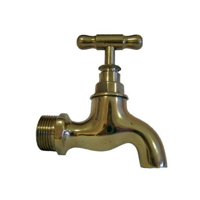 

timon grifo curvo 3-4 laton pulido jg063v - Mibricotienda