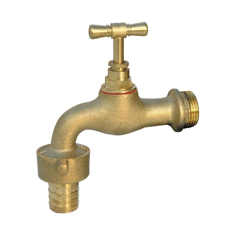 

timon grifo manguera laton 1-2 con racor 61022 3-4 a179-01 - Mibricotienda