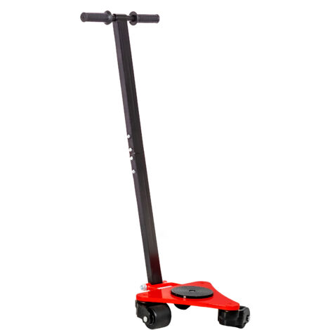 Timon rouleur 3 t 3 roues en nylon pivotantes à 360° avec poignée MW Tools TRD3N