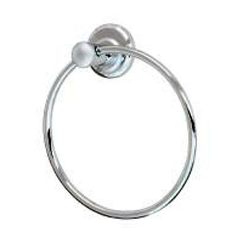 

timon toallero metal redondo 15 cm 30263 - Mibricotienda