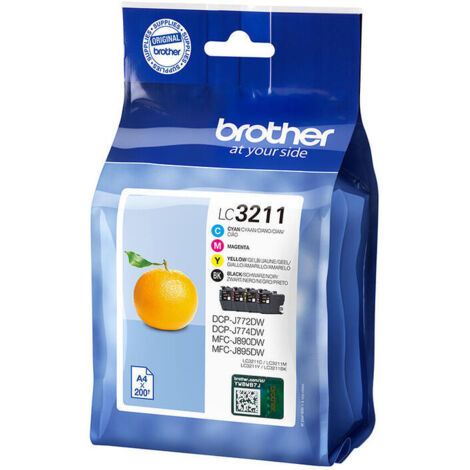 TIN Brother Tinte LC-3211 Value Pack (BK/C/M/Y)