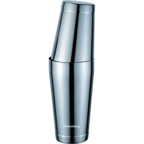 TIN TIN Boston Shaker für Drinks und Cocktails, Graphit KLAUSBERG KB-7652