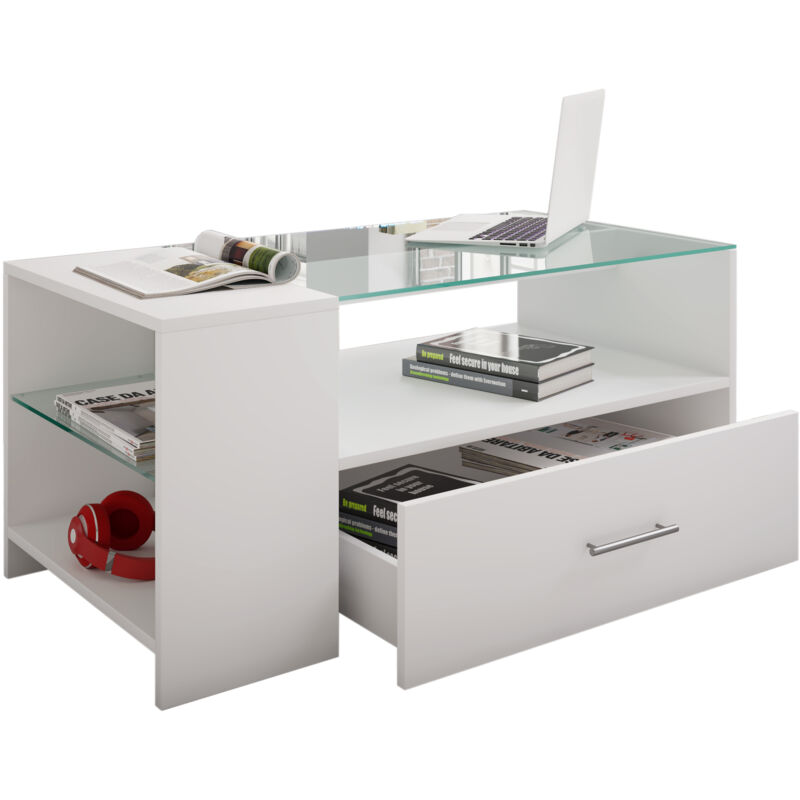 Ebuy24 Sofatisch Couchtisch Schublade Tindala