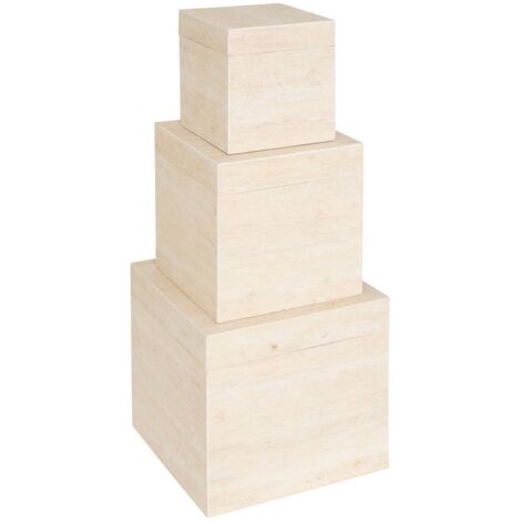Tineo Koffer beige 34x33cm - Atmosphera créateur d'intérieur