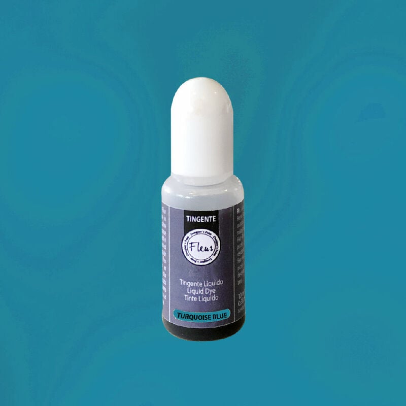 Tingente Liquido per Resine Fleur Colorante 10 Ml - Colore: Turquoise Blue