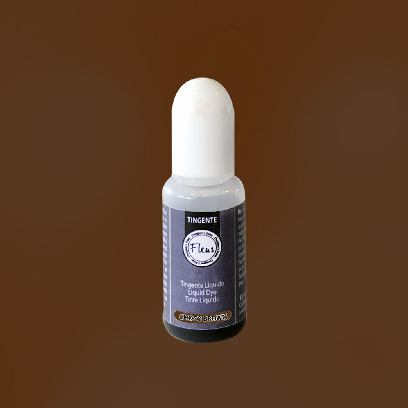 Tingente Liquido per Resine Fleur Colorante 10 Ml - Colore: Choco Brown