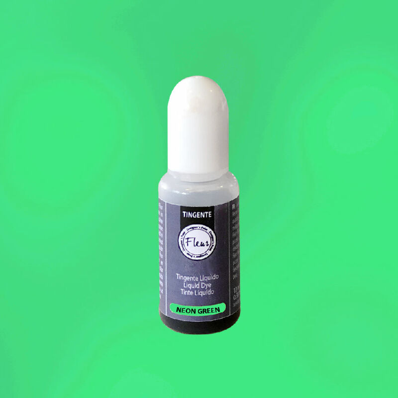 Tingente Liquido per Resine Fleur Colorante 10 Ml - Colore: Neon Green