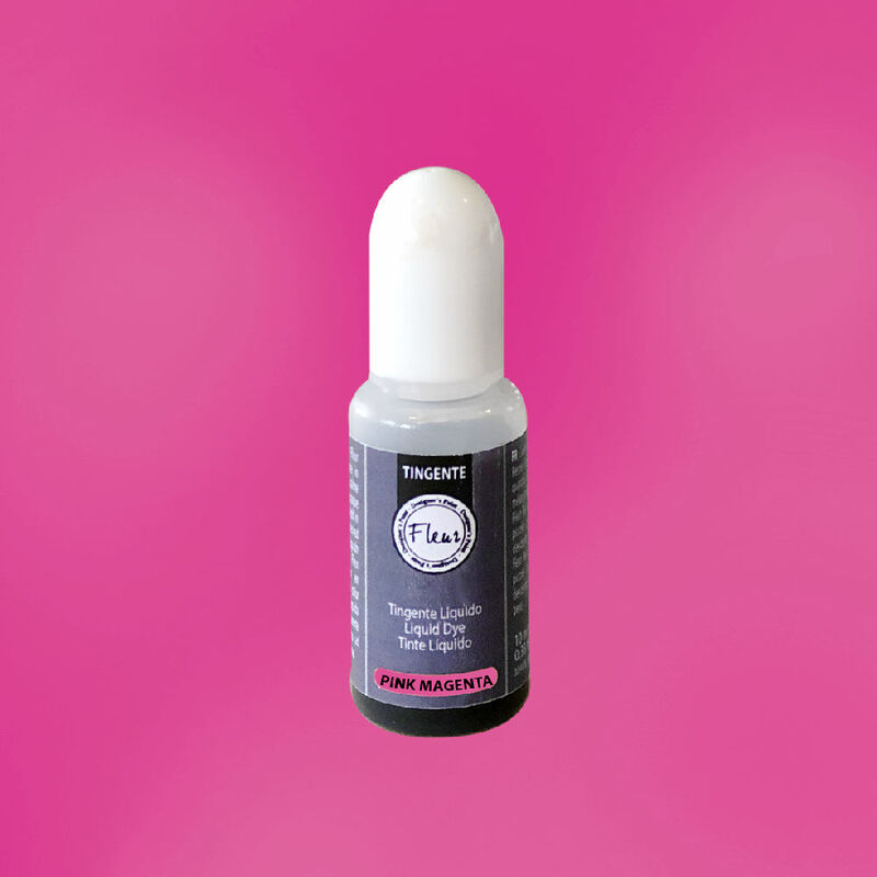 Tingente Liquido per Resine Fleur Colorante 10 Ml - Colore: Pink Magenta