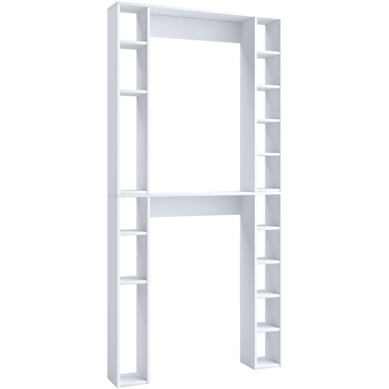 Ebuy24 - TinoliXL armoire de rangement armoire pour machine à laver blanc.