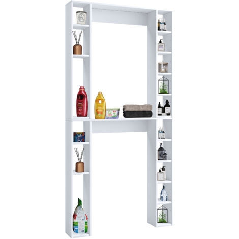 TinoliXL Kleiderschrank Schrank für Waschmaschine weiß.