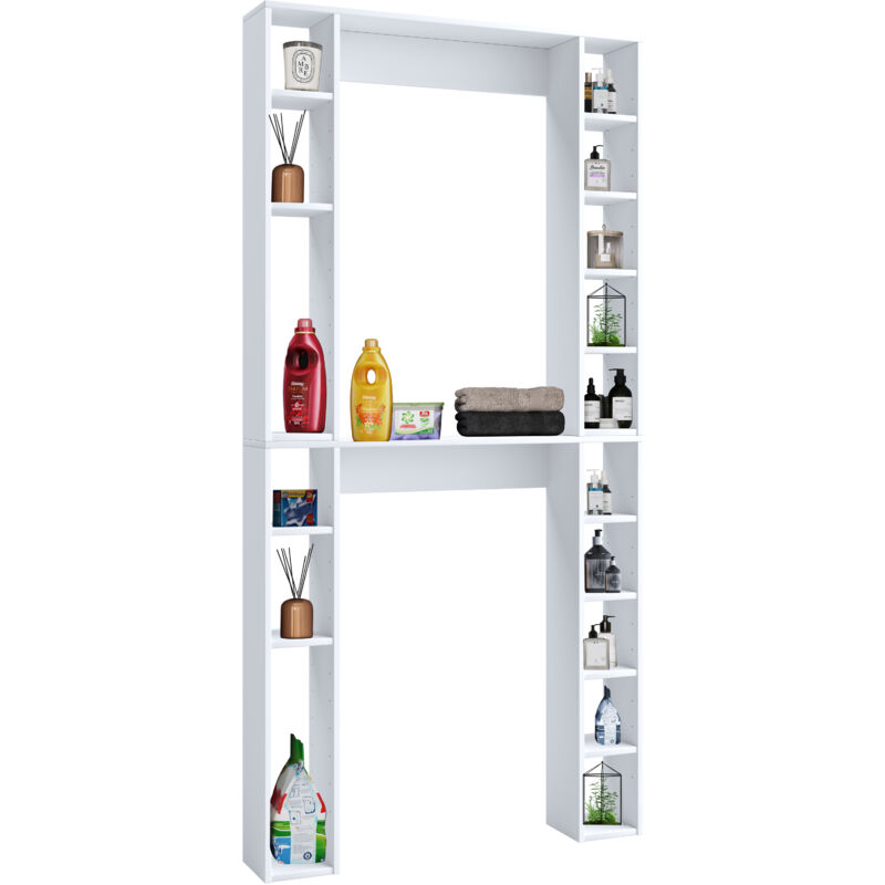 Ebuy24 Wandregal Überbau Wc Bad Regal Tinoli Xl