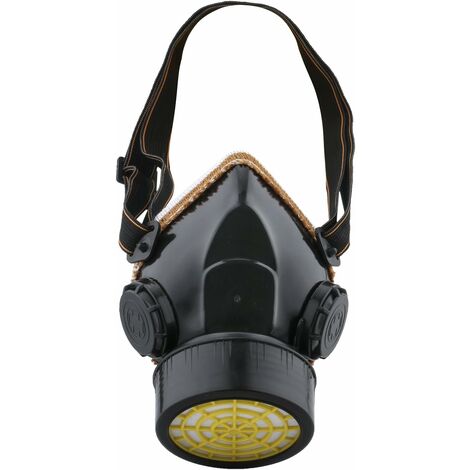 Tinor – Masque de protection respiratoire contre vapeurs toxiques – Filtre remplaçable – Conception ergonomique – Pour peinture et travaux industriels