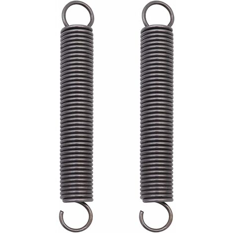 Tinor – Ressorts de traction en acier inoxydable – Lot de 2 ressorts comprimés – Double crochet 18mm – Longueur 150mm pour applications variées