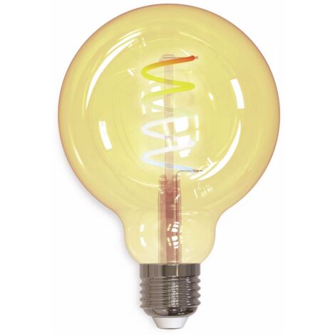 TINT LED-Lampe E27, 5,5 W, 380 lm, EEK G, G95, RGB