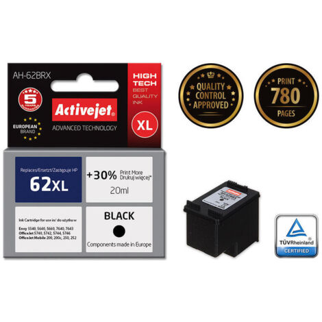 Tinta ActiveJet para HP 62XL C2P05AE reg AH-62BRX