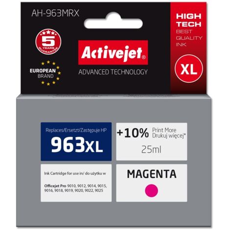 Tinta Activejet para HP 963XL 3JA28AE reg AH-963MRX