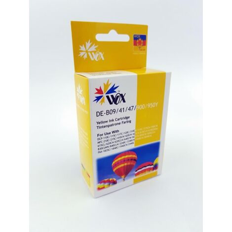 Tinta amarilla Wox para BROTHER LC900Y de repuesto LC900Y