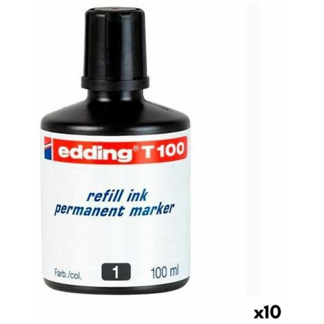 Tinta de recarga Edding T100 Permanente 100 ml (10 Unidades)