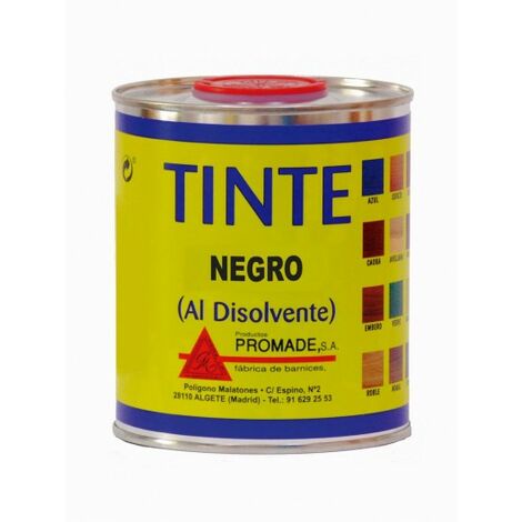 Tinte Al Disolvente 4 Lt Negro Atin176 Promade