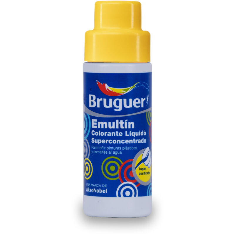 Bruguer - Emultín Colorante Líquido Superconcentrado para pinturas y esmaltes Amarillo Oro 50 ml