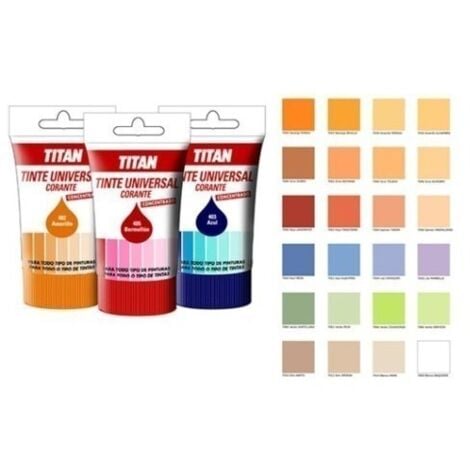 Tinte concentrado universal 50ml Titan