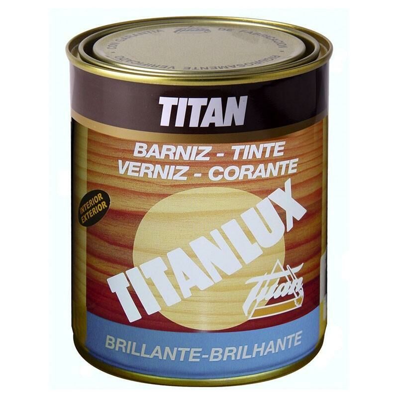 

Barniz tinte castaño brillo titanlux 1l - Mibricoplus
