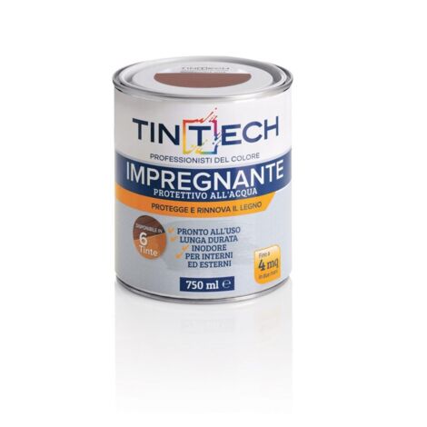 TINTECH IMPREGNANTE ALL'ACQUA 0,75 CASTAGNO