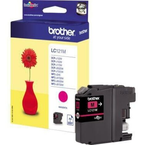 Tintenpatrone Originalzubehör LC-121M ca. 300 Seiten magenta 3,9ml
