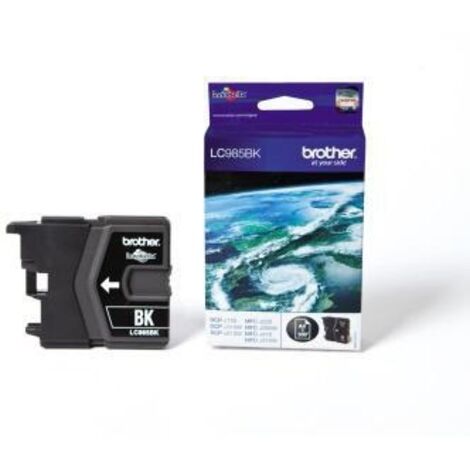 Tintenpatrone Originalzubehör LC-985BK ca. 300 Seiten schwarz 9ml